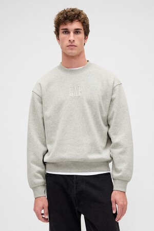 VintageSoft Oversized Logo Sweatshirt