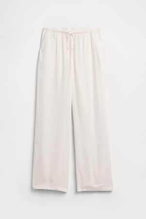 V-EASY WIDE LINEN PANT