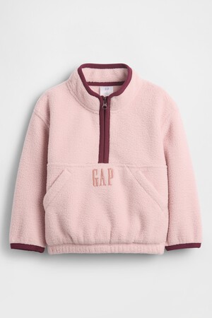 Baby & Toddler Sherpa Half-Zip Pullover