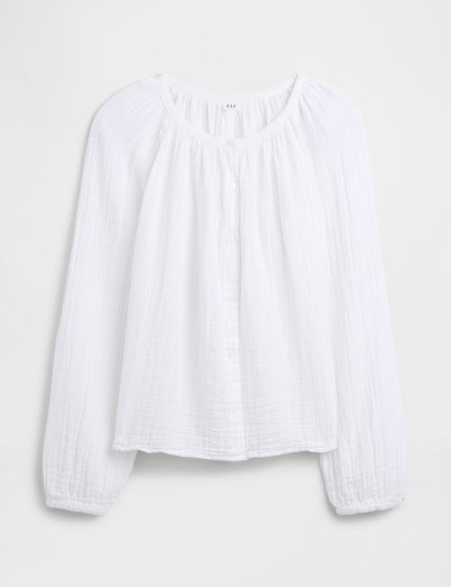V-GAUZE BUTTON THROUGH