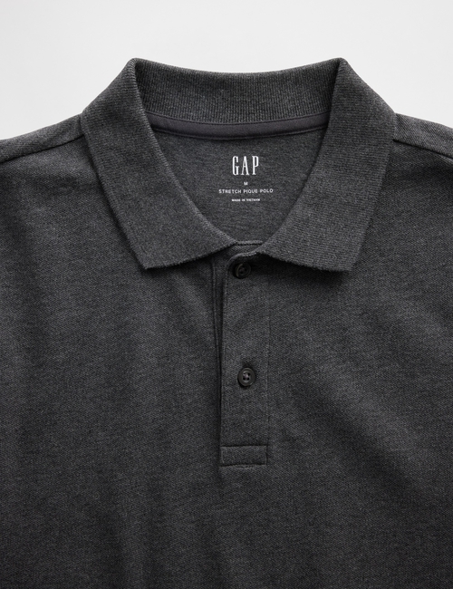 V-STRETCH PIQUE POLO - SOLID