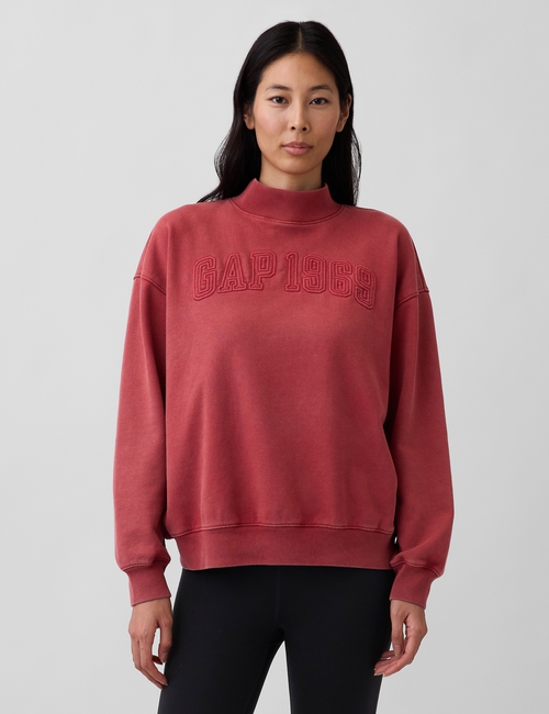 Heavyweight French Terry Oversized Mockneck Sweatshirt