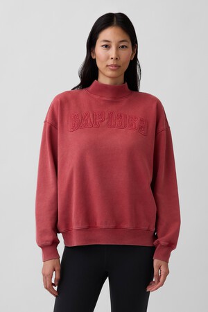 Heavyweight French Terry Oversized Mockneck Sweatshirt