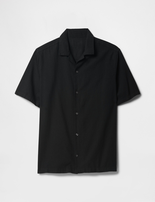 Linen-Blend Vacay Shirt in Standard Fit
