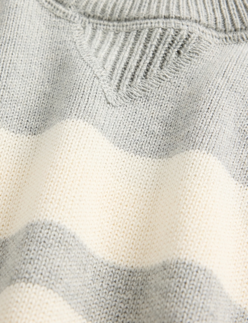 LS STRIPE COTTON CREW