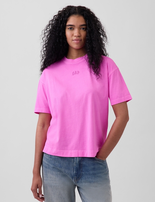 Organic Cotton VintageSoft Athletic Logo Tunic T-Shirt