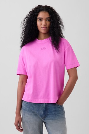 Organic Cotton VintageSoft Athletic Logo Tunic T-Shirt