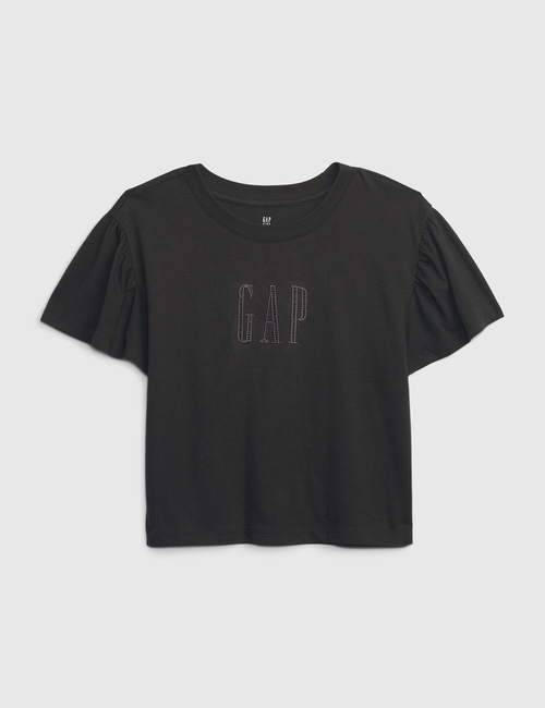 Kids Gap Logo Flutter Sleeve T-Shirt