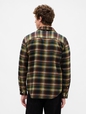 Organic Cotton Relaxed Flannel Shirt