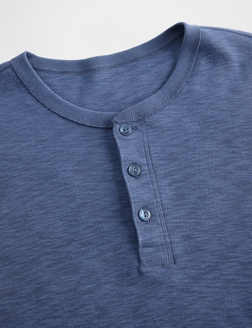 LS DOUBLE KNIT HENLEY