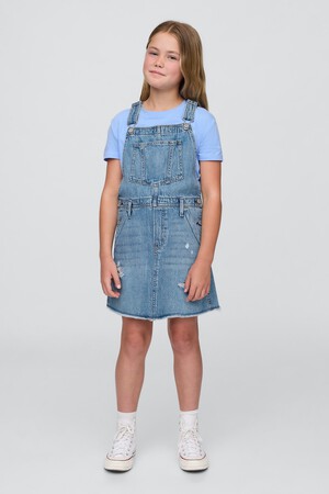 Kids Denim Pinafore Dress