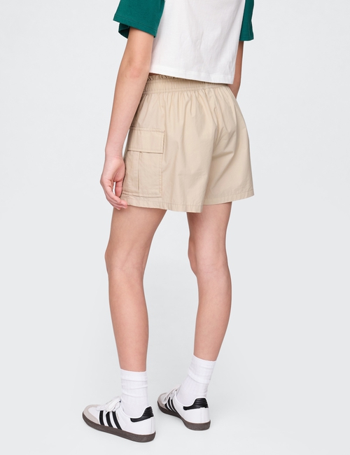 Kids Poplin Easy Cargo Shorts