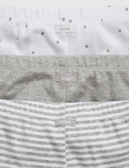 Baby First Favorites Organic Cotton Pull-On Pants (3-Pack)