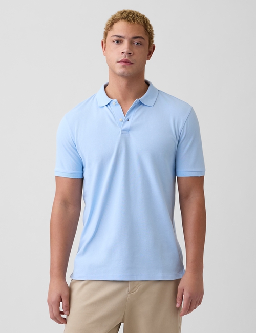 V-STRETCH PIQUE POLO - SOLID