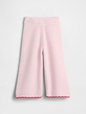 COTTON CROCHET WIDE LEG PANT - MARCH