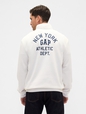 Relaxed Gap Logo Quarter-Zip Sweatshirt