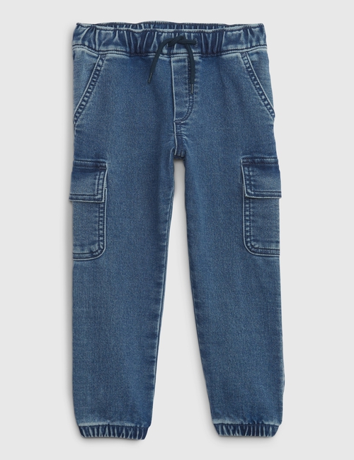 Toddler Denim Cargo Joggers