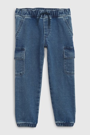 Toddler Denim Cargo Joggers