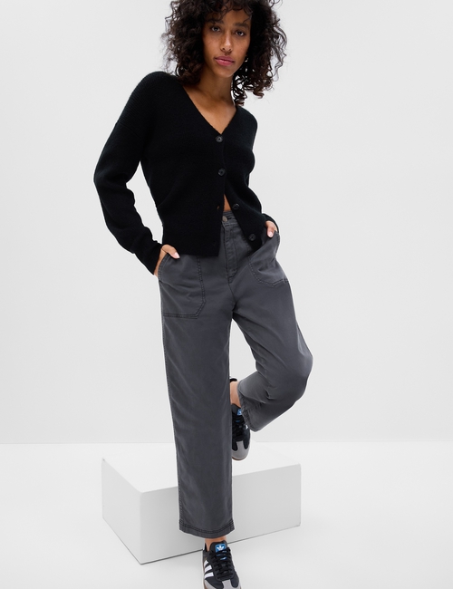 High Rise Girlfriend Utility Khakis
