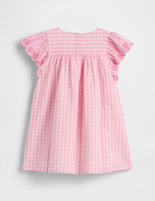 Baby & Toddler Eyelet Gingham Dress
