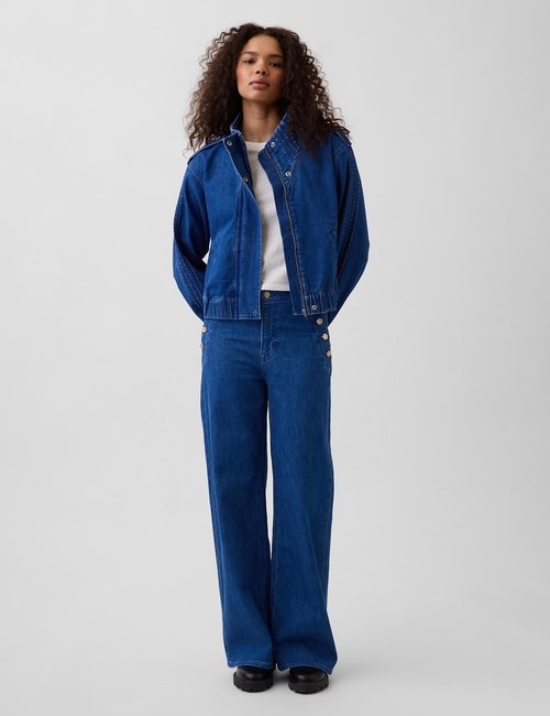 Gap × HFR Denim Pintuck Jacket by Atelier Ndigo