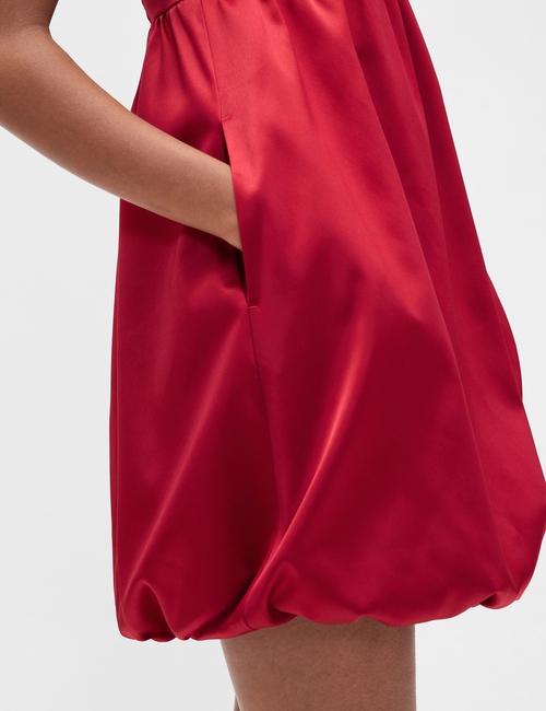 SL EMPIRE BUBBLE HEM MINI DRESS