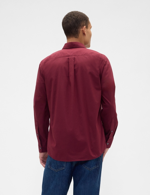 Stretch Poplin Shirt in Standard Fit