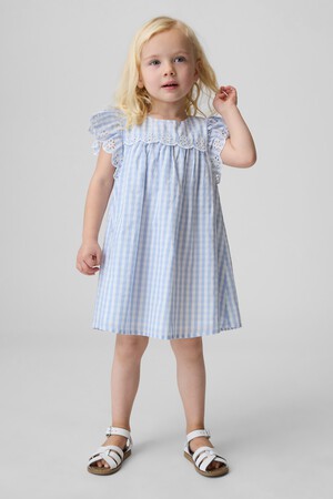 Baby & Toddler Eyelet Gingham Dress