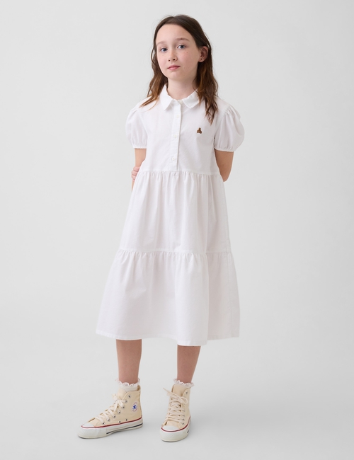 Kids Brannan Bear Tiered Shirtdress