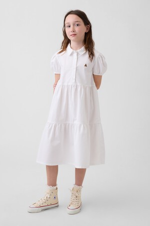 Kids Brannan Bear Tiered Shirtdress