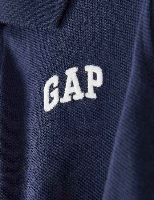 babyGap Logo Pique Polo Shirt