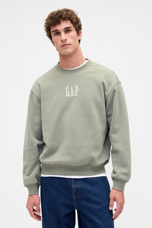 VintageSoft Oversized Logo Sweatshirt