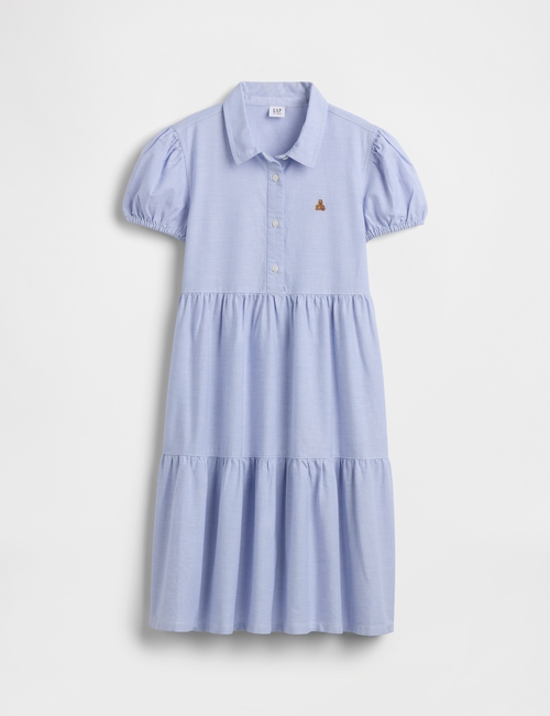 Kids Brannan Bear Tiered Shirtdress