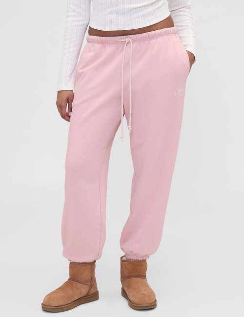GAP X SUMMER FRIDAYS LOGO TERRY FLEECE SWEATPANT