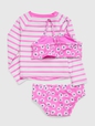 Toddler Recycled Swim Three-Piece Set