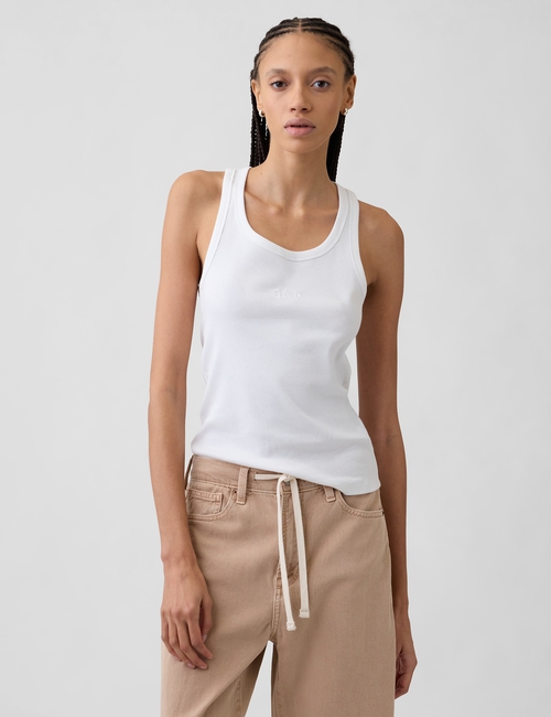 Arch Logo Rib Tank Top