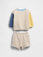 Baby VintageSoft Colorblock Logo Outfit Set