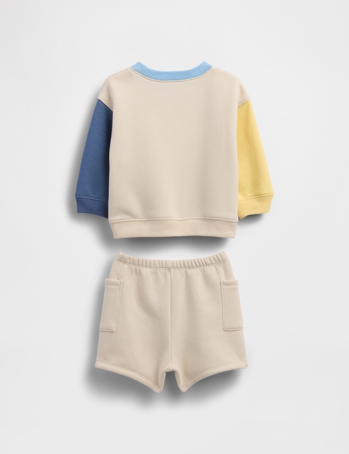 Baby VintageSoft Colorblock Logo Outfit Set