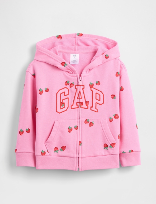 babyGap Relaxed Logo French Terry Zip Hoodie