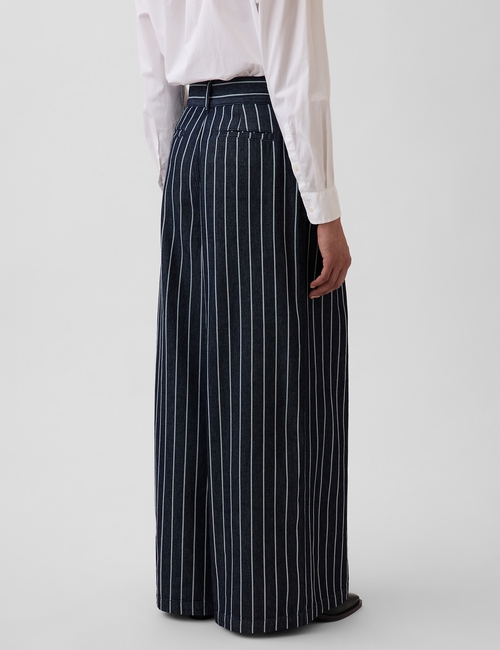 Gap × HFR Extra High Rise Stripe Denim Trousers by LaTouché