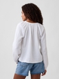 V-GAUZE BUTTON THROUGH