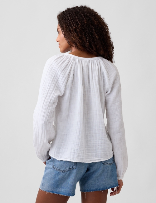 V-GAUZE BUTTON THROUGH