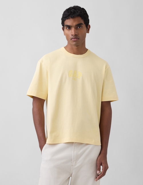 Heavyweight Relaxed 1969 Logo Crop T-shirt