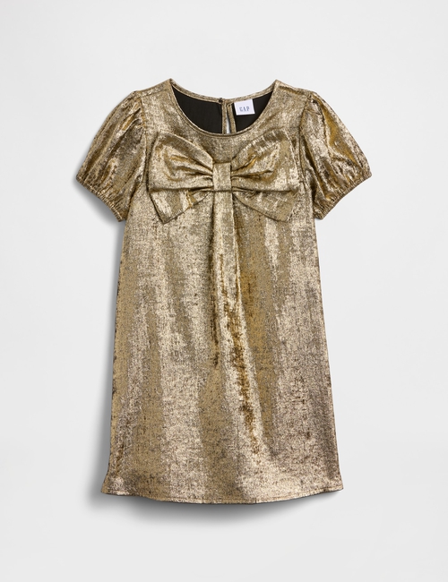 babyGap Puff Sleeve Bow Dress