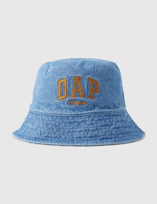 GAP × DAP Reversible Logo Denim Bucket Hat
