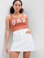Ribbed Gap Logo Tank Top