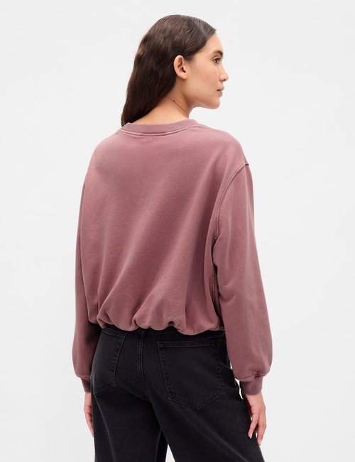 BUBBLE HEM PULLOVER