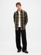 Organic Cotton Relaxed Flannel Shirt