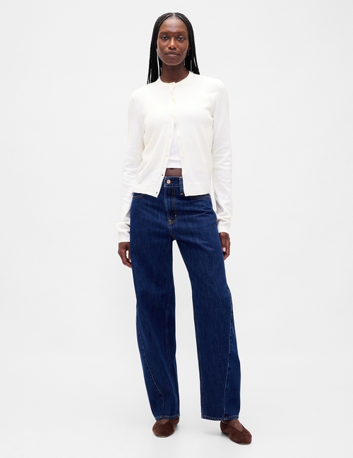 CashSoft Crop Cardigan