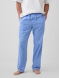 Relaxed Poplin PJ Pants